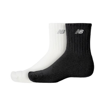 休閒襪 Ankle Socks 白 黑 厚底 毛巾布 短襪 襪子 NB 兩雙入 LAS51132AS1