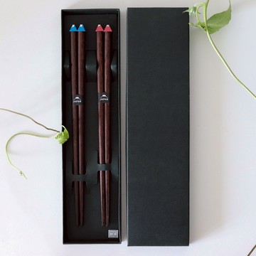 【Yourtableware】 新婚賀禮 喬遷禮 日本 立體富士山 筷子 夫妻筷 禮盒組