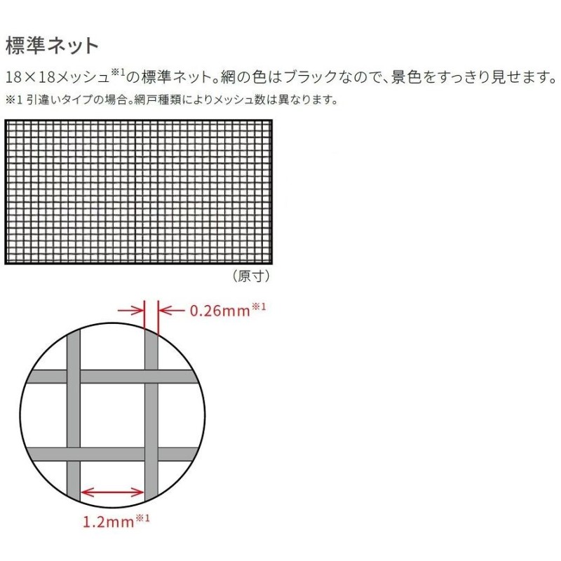 固定式網戸(フレームレス) サーモスL 横すべり出し窓 / オペレーターハンドル仕様用 041038[038038] LIXIL TOSTEM |  LINEショッピング