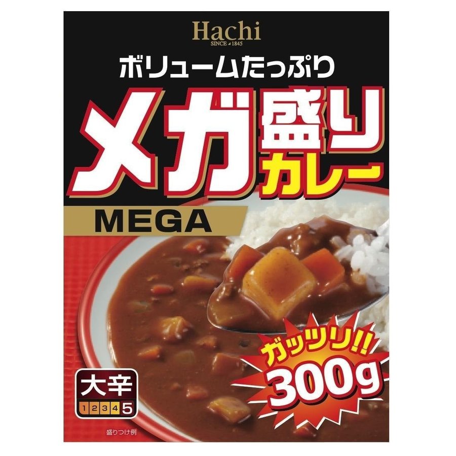 メガ盛りカレー 大辛 300g