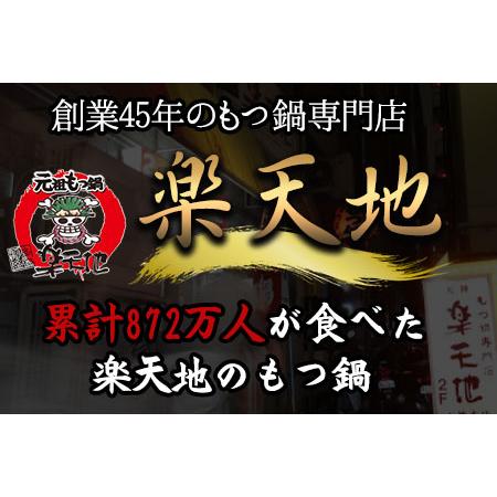 ふるさと納税 元祖もつ鍋2〜3人用セット 冷凍 有限会社地《30日以内に順次出荷(土日祝除く)》 福岡県鞍手町