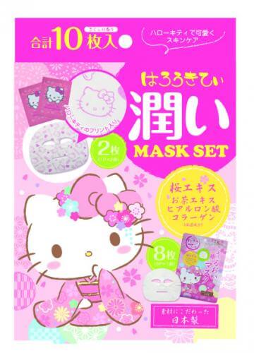 Hello Kitty櫻花玻尿酸保濕精華面膜 28mlx10片裝