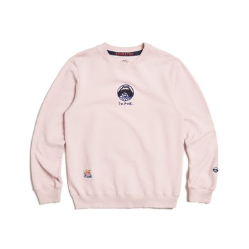 江戶勝｜女裝｜經典毛巾繡印花長袖T恤