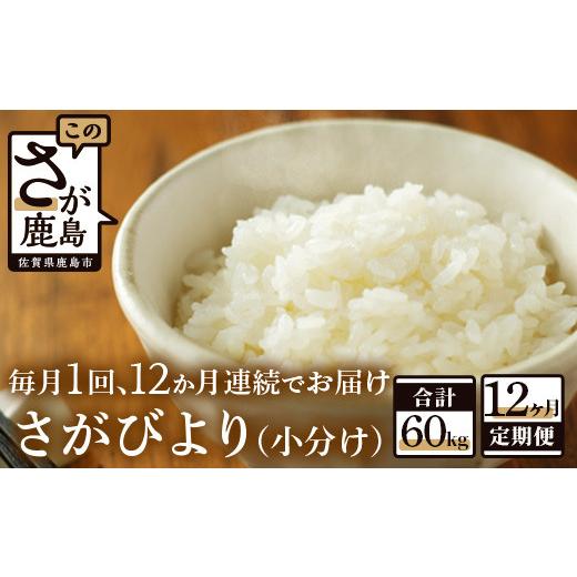 ふるさと納税 佐賀県 鹿島市 M-3鹿島市産さがびより５kg×１２か月定期便