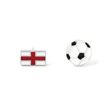 世足足球國旗耳環 / 七國 / Football Game Earring