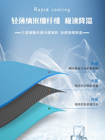 運動毛巾掛脖吸汗速干健身房擦汗巾跑步速干毛巾運動便攜健身毛巾