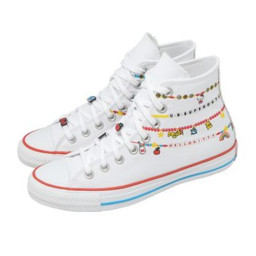 Converse 休閒鞋 All Star Hi 男鞋 女鞋 白 彩 三麗鷗 聯名款 高筒 帆布鞋 A17699C