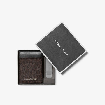 【Michael Kors】全新現貨 新款 Card Holder 信用卡夾+鈔票夾禮盒 名片夾 卡片夾