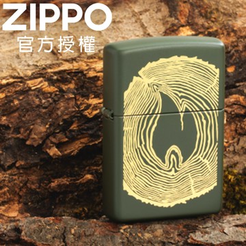 ZIPPO Wood Ring Design 年輪之火防風打火機