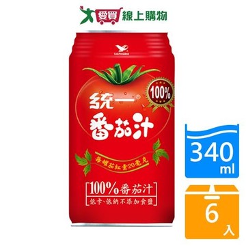 統一番茄汁340ml*6入【愛買】