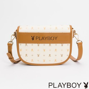 PLAYBOY - 馬鞍包 Dynamic系列 - 米色