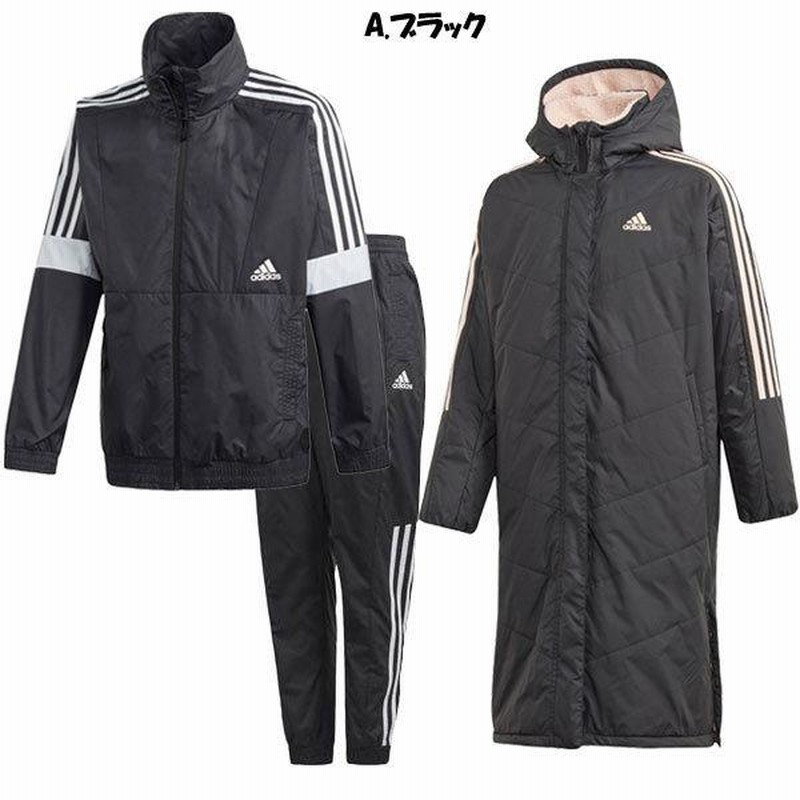 スポーツ/アウトドアアディダス adidas ジュニア ベンチコート＆ウインドブレーカー 上下 ...