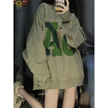 【XL-8XL大尺碼】👩帽T 大學T 長袖大學t 可愛帽t  可愛帽t  超火休閒百搭oversize衛衣女秋季新