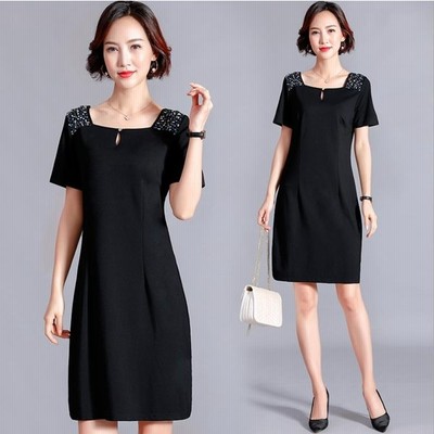 パーティードレス 大きいサイズ ぽっちゃり 結婚式 ワンピース 2l 3l 4l 5l 6l 7l 8l 二次会 上品感 スクエアネック 手縫製ビジュードレス 通販 Lineポイント最大get Lineショッピング