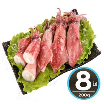 台灣爆卵熟凍小卷8包組(200g/包/公/母)