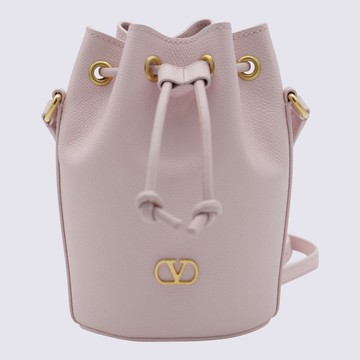 Valentino Garavani Pink Mini Vlogo Satchel