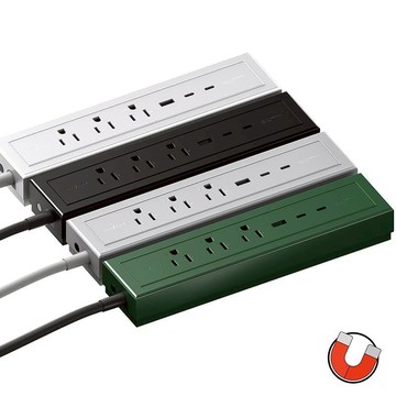 GaN好快！快充延長線（磁吸） 雷達綠