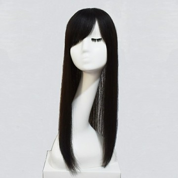 【巴黎精品】現貨+預購 女真髮髮片長假髮透氣假髮片輕量隱形增髮量假髮接髮-50cm直髮13*15全手織3款a1bi28