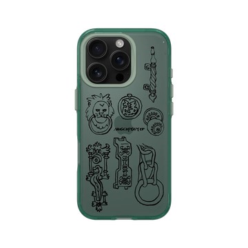 iPhone 16 Pro Clear 憂墨綠 - MUG CUP GUY - 門把