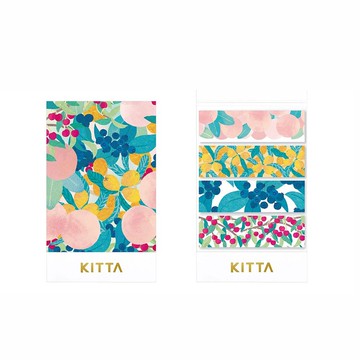 【KING JIM】KITTA隨身攜帶和紙膠帶 限定款 水果 (宮下和設計款)