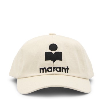 Isabel Marant - Cream And Black Cotton Baseball Cap