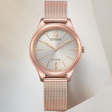 CITIZEN星辰 LADYS系列 光動能 簡約優雅腕錶 32mm / EM0508-80X