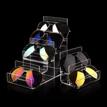 🌐台灣出貨🌞甄選好物🧲有機玻璃錢包展示架裝飾品貨架眼鏡展示架亞克力玻璃展示架