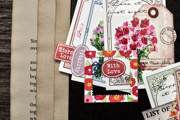 花日郵票紙膠帶–4cm