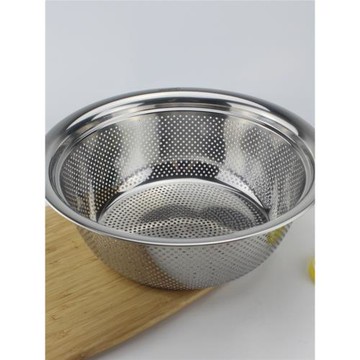 Chockmen304不銹鋼洗菜水果過冷河濾瀝水淘米籃子筲基漏盆2246830