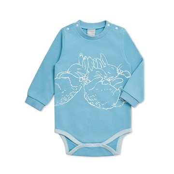 簡約比得長袖雙肩開包屁衣