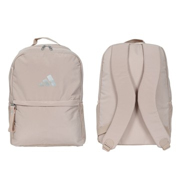 adidas 後背包-雙肩包 肩背包 旅行包 愛迪達 奶茶銀