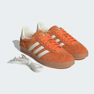【adidas 愛迪達】 GAZELLE INDOOR 運動休閒鞋 德訓鞋 滑板 復古 男鞋 - Originals JQ8392