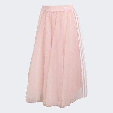 Adidas 愛迪達 Tulle Skirt KS6562 女 長裙 粉紅 亞版 紗裙 優雅 穿搭單品