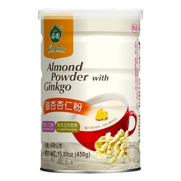 沖泡系列 薌園 銀杏杏仁粉 (450公克/罐)*5罐