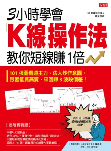 【電子書】3小時學會K線操作法 教你短線賺1倍