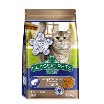 加好寶乾貓糧 - 化毛配方 1.5KG