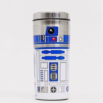 星際大戰 STAR WARS  R2D2機器人旅行不鏽鋼 隨身咖啡杯/冷熱