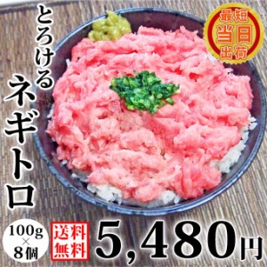 敬老の日 ギフト 送料無料 ネギトロ 100g×8袋 個包装 食べ切り サイズ 小分け マグロ たたき 丼 まぐろのたたき お取り寄せ グルメ 食べ