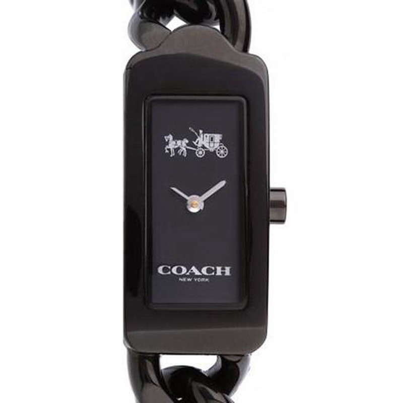 コーチ 時計 COACH ハングタグ レディース 腕時計 ブラック 14502065 