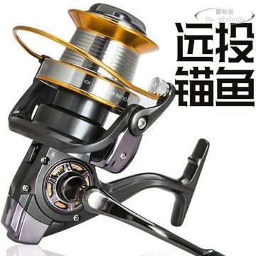 【快速出貨】釣德來三代Lj金屬斜口遠投輪 漁輪 魚線輪 錨竿錨魚輪 拋杆魚輪 紡車輪