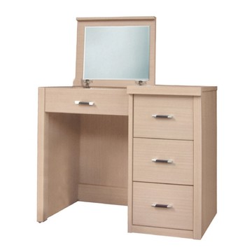 AS DESIGN 雅司家具-添福2.7尺木芯板化妝台-82*40*76cm-2色可選