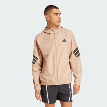 adidas 愛迪達 外套 男 運動連帽外套 GYM+3S WNDBREAK 奶茶 JM6751