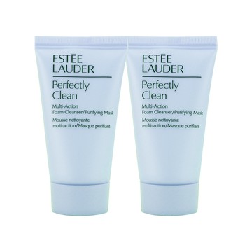 《Estee Lauder 雅詩蘭黛》細緻煥采雙效淨化潔面乳 30ML x 2