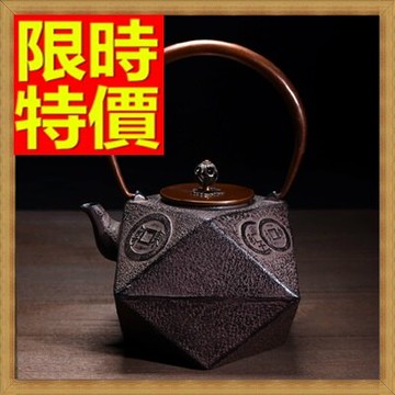 日本鐵壺水壺茶壺-財源滾滾南部鐵器鑄鐵老鐵壺64aj27【獨家進口】【米蘭精品】