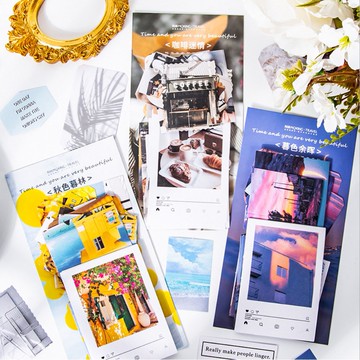 🍋檸檬青🍋台灣現貨INS風時光與你都很美系列貼紙8款60張入手帳裝飾素材