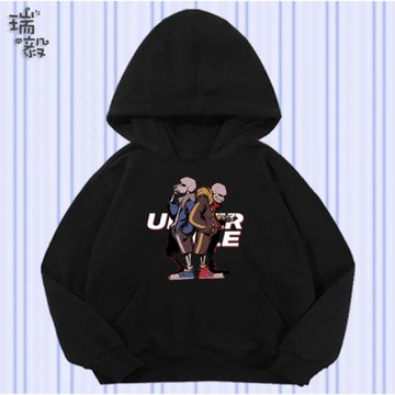 傳說之下Undertale弗里斯克Frisk游戲steam連帽衛衣男女兒童外套