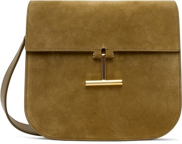 TOM FORD 卡其色中号斜挎包