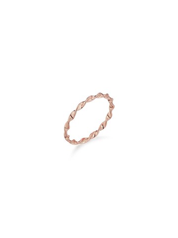 Sterling Silver Twisted Handcrafted Ring (JDRRP4S92XX)
