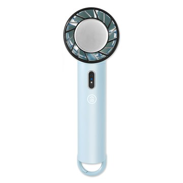 aibo 冰感冷敷 扣環式手持桌立USB充電風扇  HA-FAN1134  夢幻藍