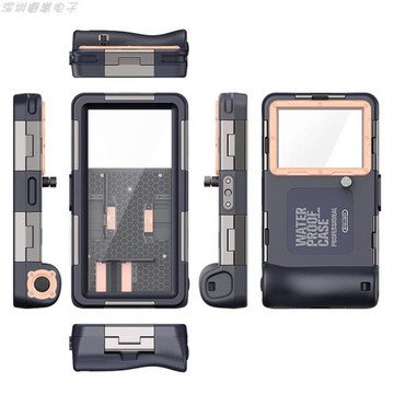 潛水殼適用三星note10Plus水下拍照錄像s10Plus全包防水s105G游泳密封手機袋note8可觸屏使用note9歐美三防殼